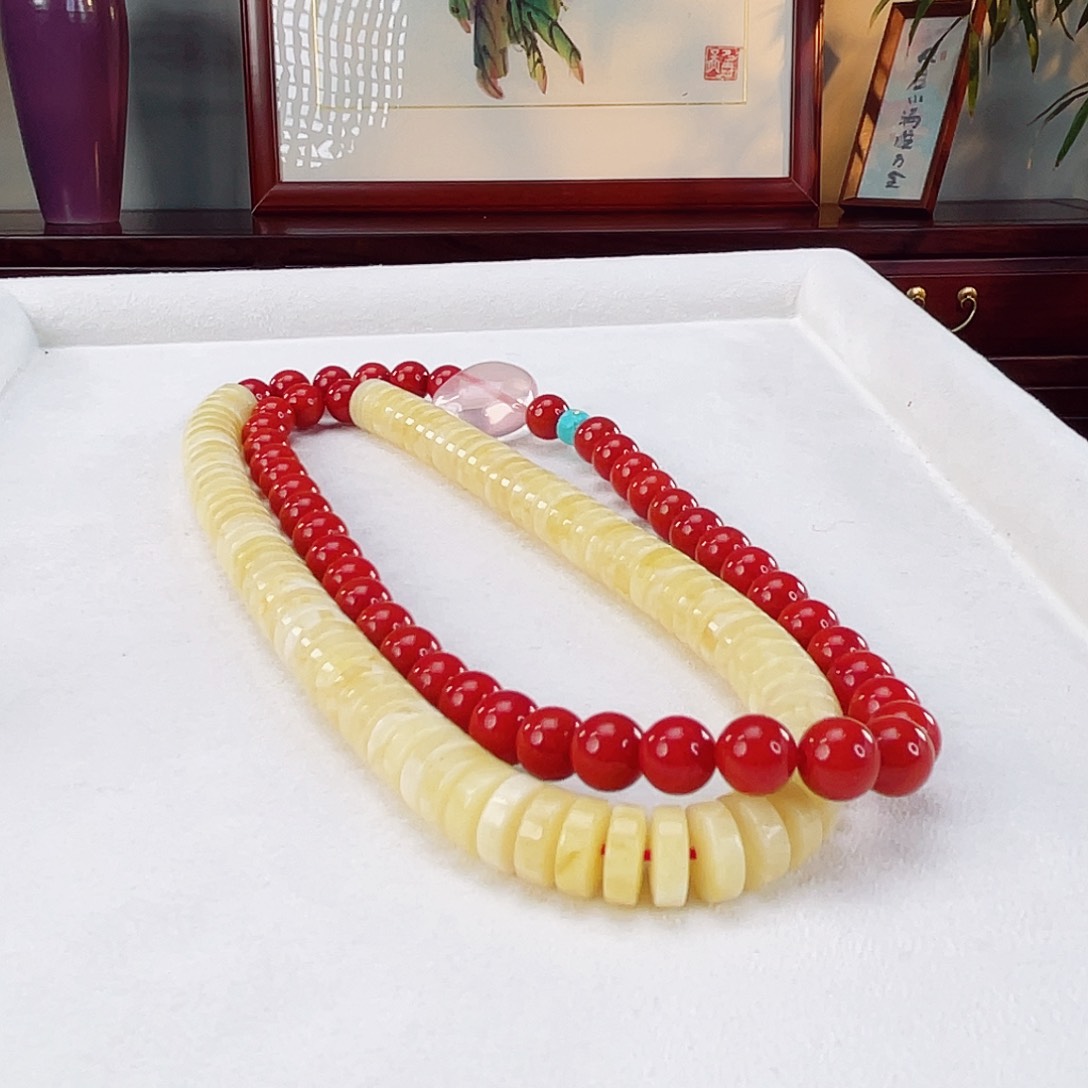 南红玛瑙颈饰未镶嵌南红8