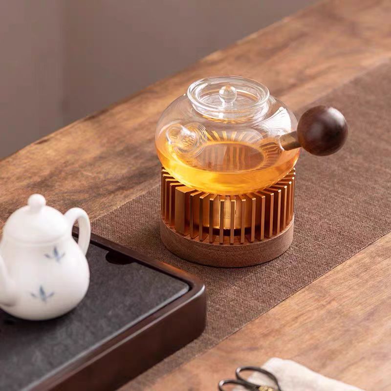 星月侧把壶温茶器套组