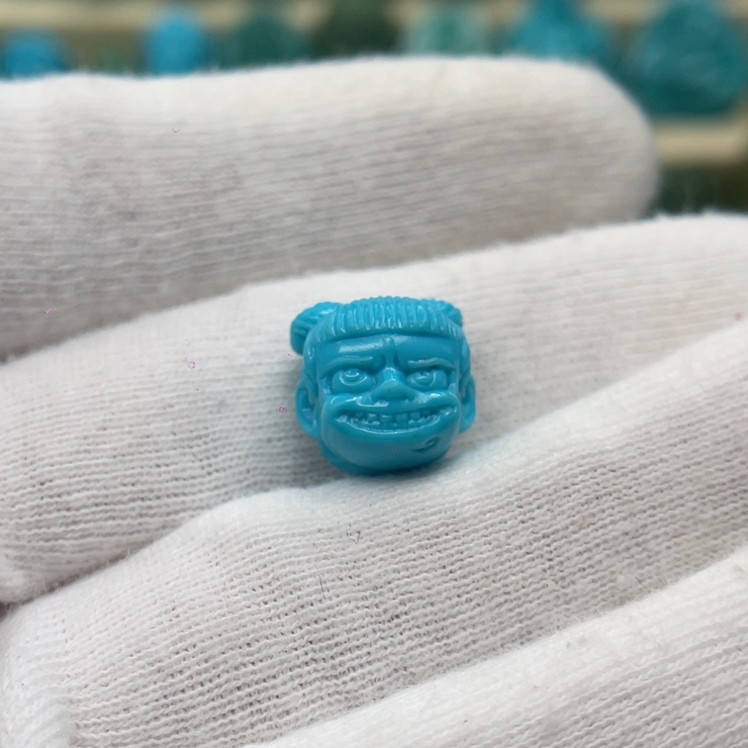 绿松石未镶嵌颈饰卡11.6-11.8