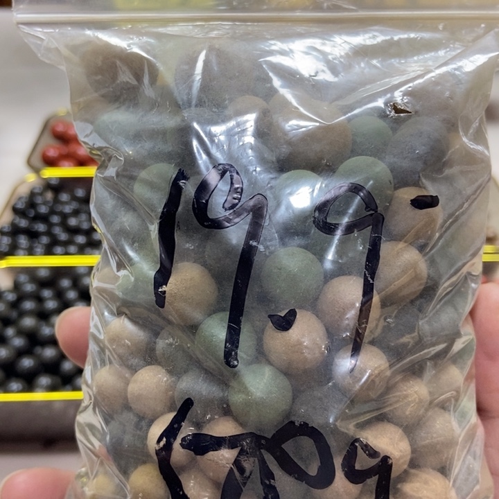 泥塑瑕疵混合珠没有孔500克