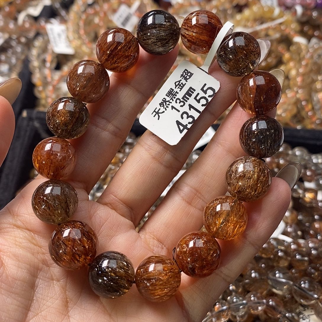 未镶嵌水晶手链水