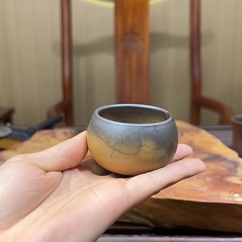 念*戬谷龙窑坭兴陶柴烧茶壶827