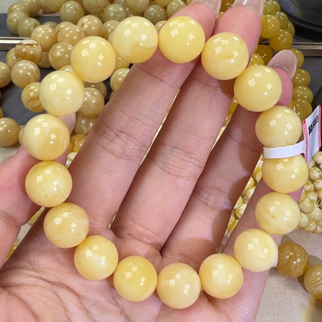 手链琥珀未镶嵌19.5阿尔卑斯