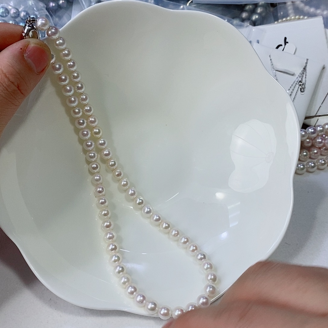海水珍珠颈饰银S925镶嵌