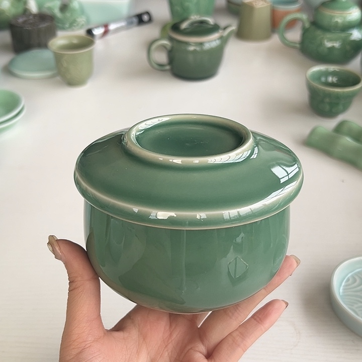 小米茶器龙泉青瓷