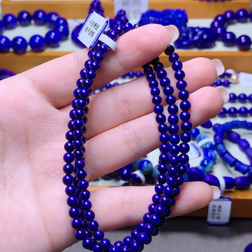 【闪购商品】青金石手链未镶嵌4.8m
