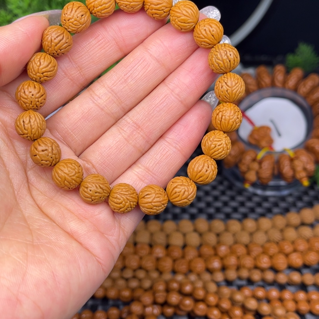 文玩核桃吊坠小脑纹单圈