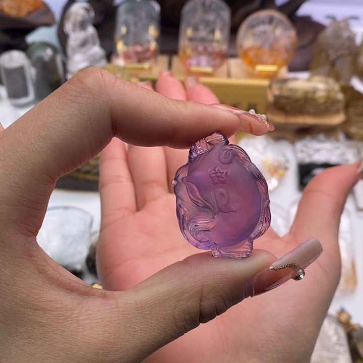 水晶颈饰未镶嵌顺****1