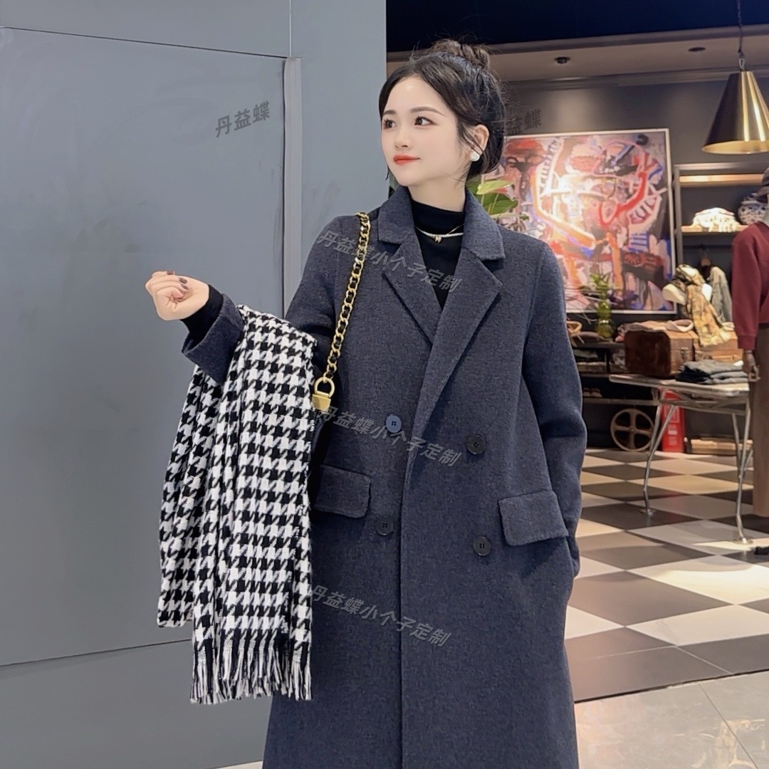 【嘉嘉元旦福利】100%纯羊毛大衣小个子秋冬新款加厚保暖百搭
