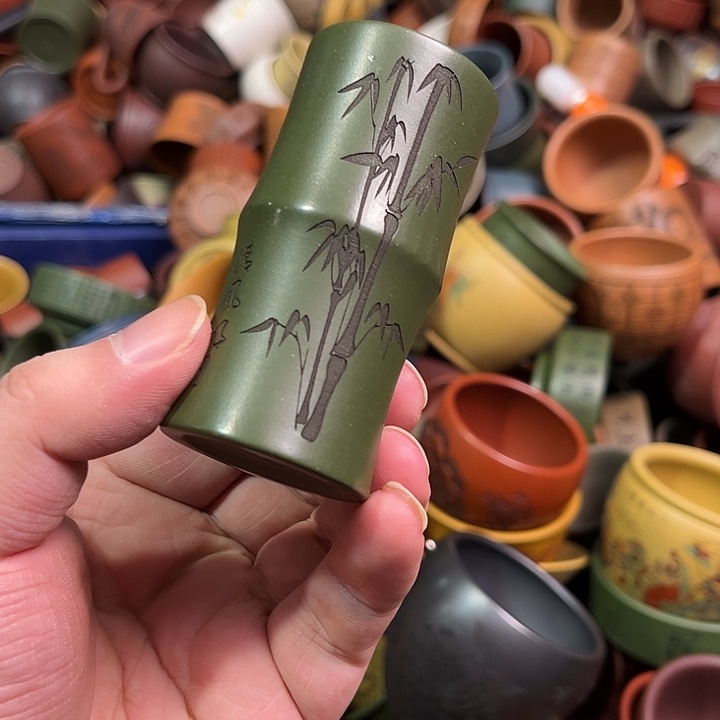 紫砂茶杯全手工紫砂主人杯