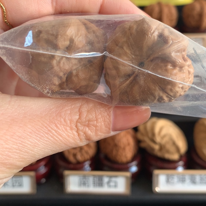 文玩核桃把件三****?古蝉32+