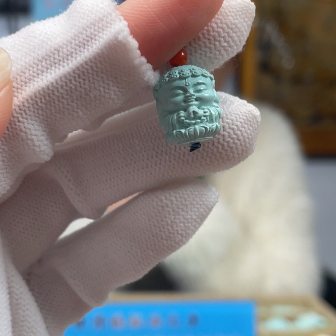 绿松石未镶嵌挂件