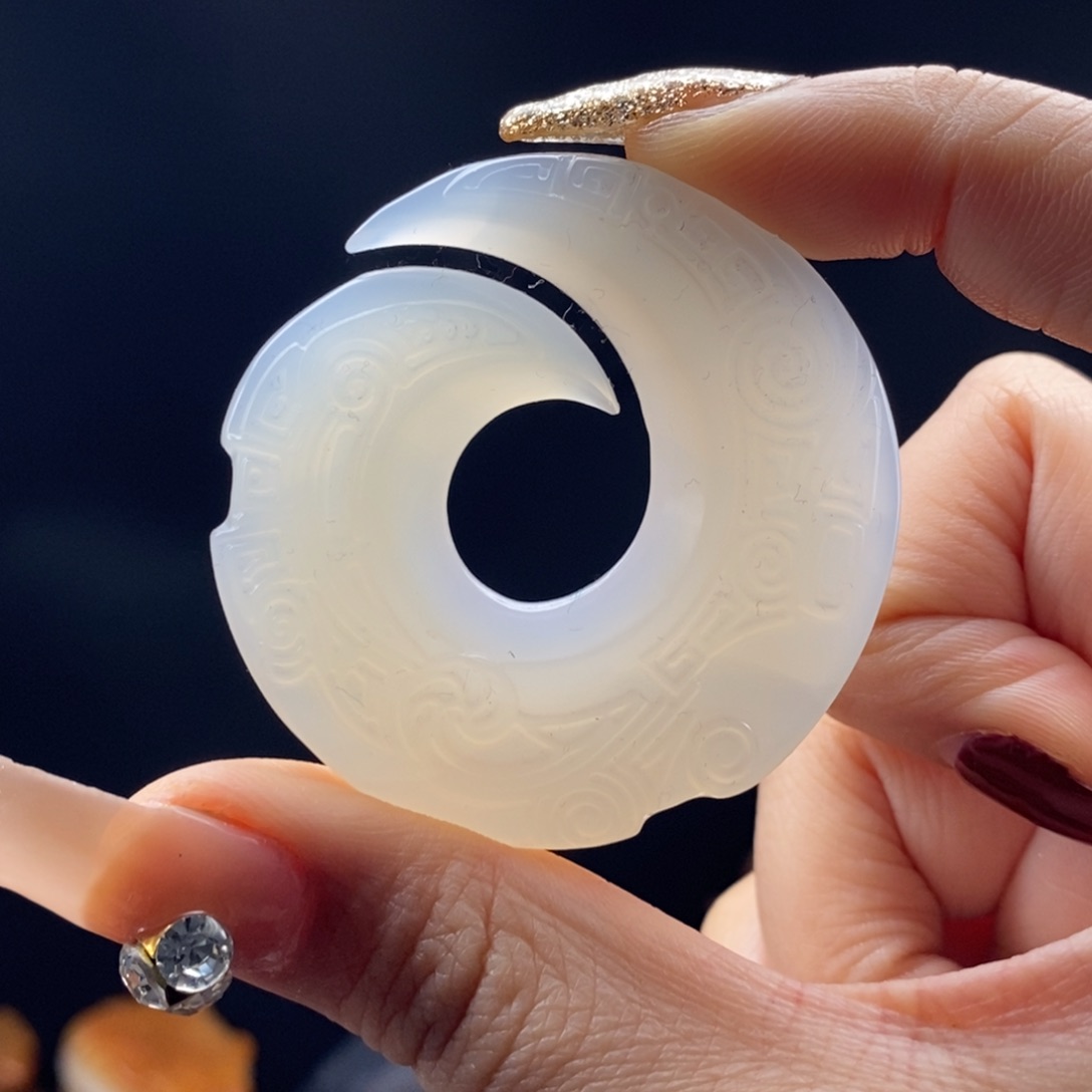 玛瑙/玉髓吊坠(不含链)未镶嵌