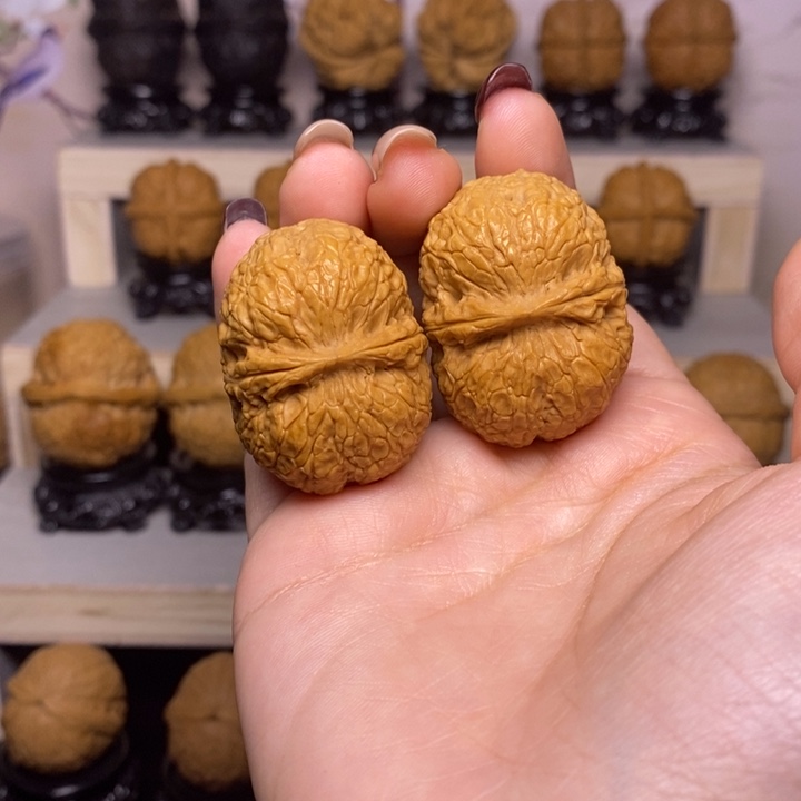 文玩核桃把件24Y—小花生元宝37尺36克