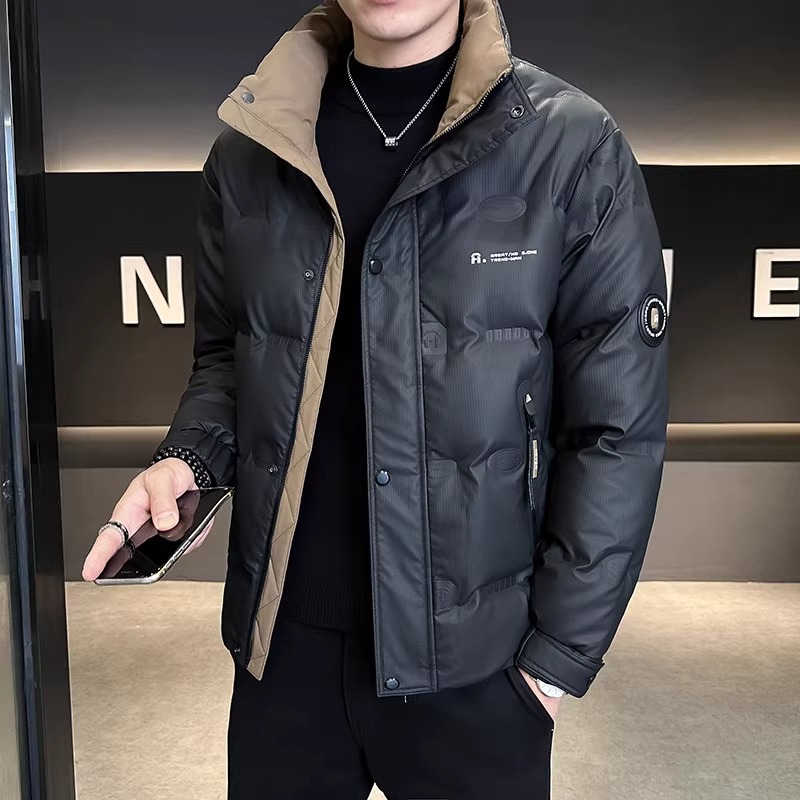 【新】110836#冬季新款帅气短款冬装时尚保暖男士外套立领羽服