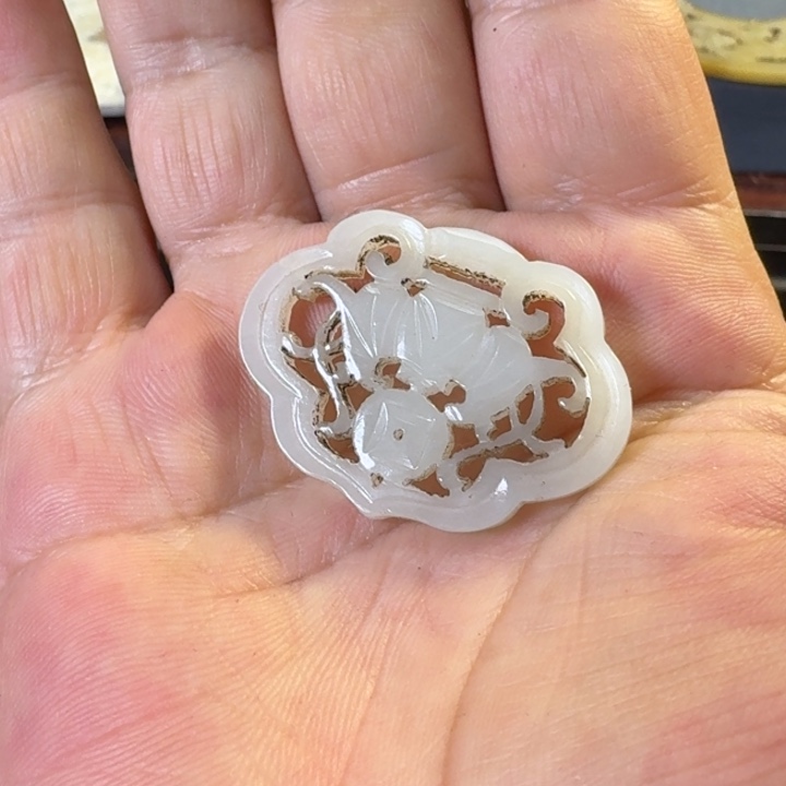 和田玉颈饰未镶嵌用****7