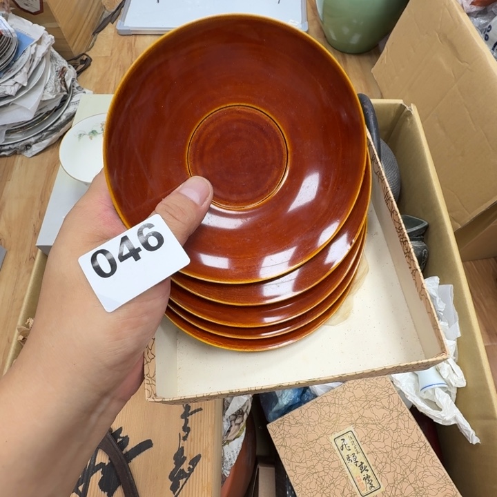 瓷片工艺品摆件瓷器摆件正能量