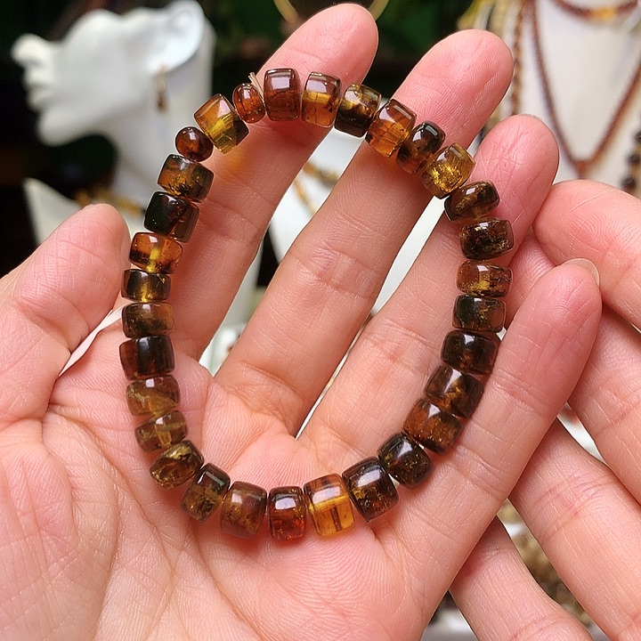 琥珀裸石未镶嵌抚顺琥珀3