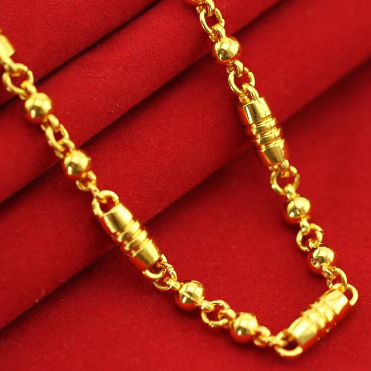 【精品高订】男士桶珠圆珠项链百搭