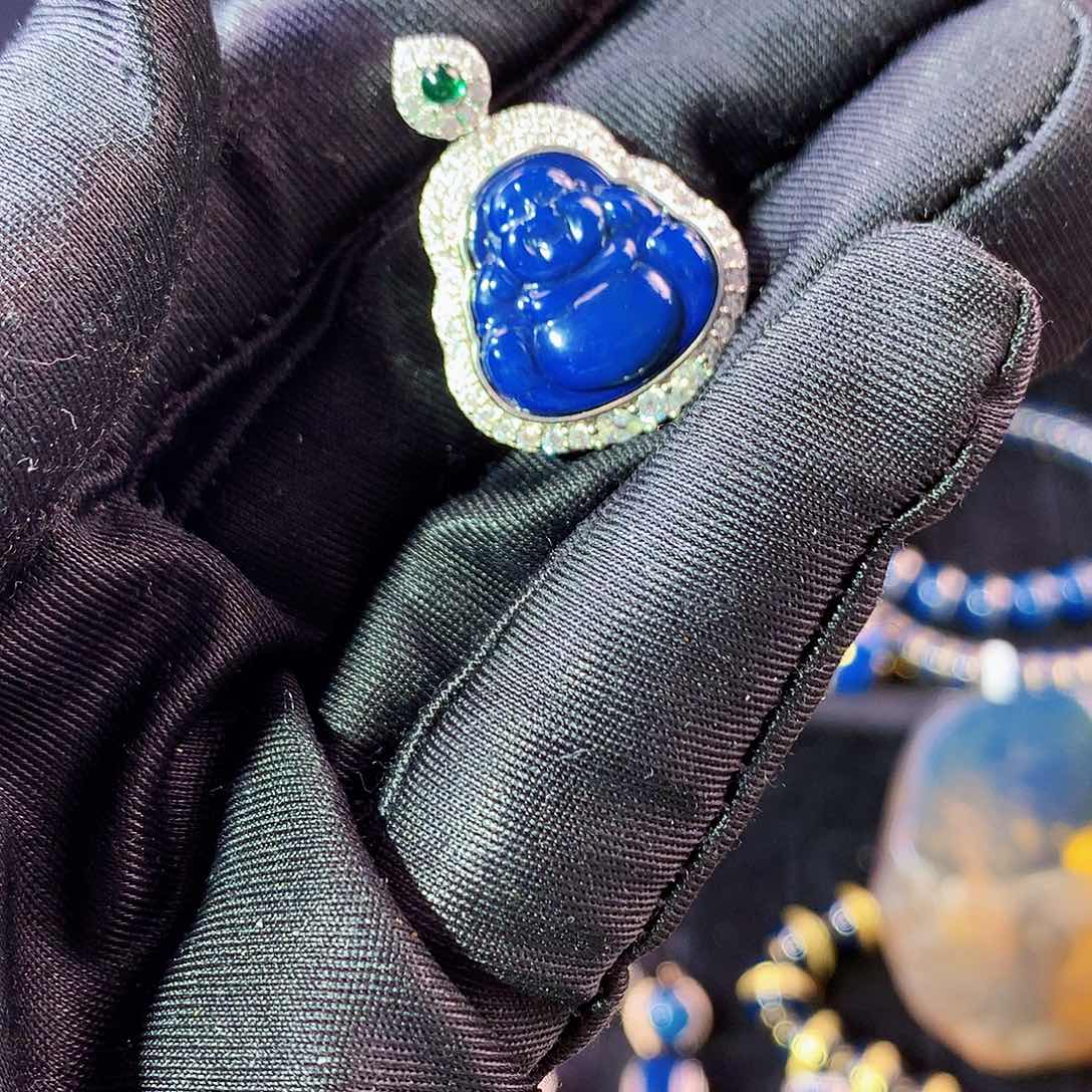 琥珀珠宝奇石银S925镶嵌