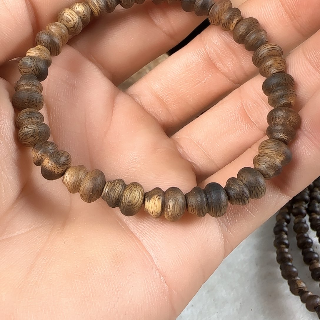 沉香手串张勺子福禄双全9分沉3.6克