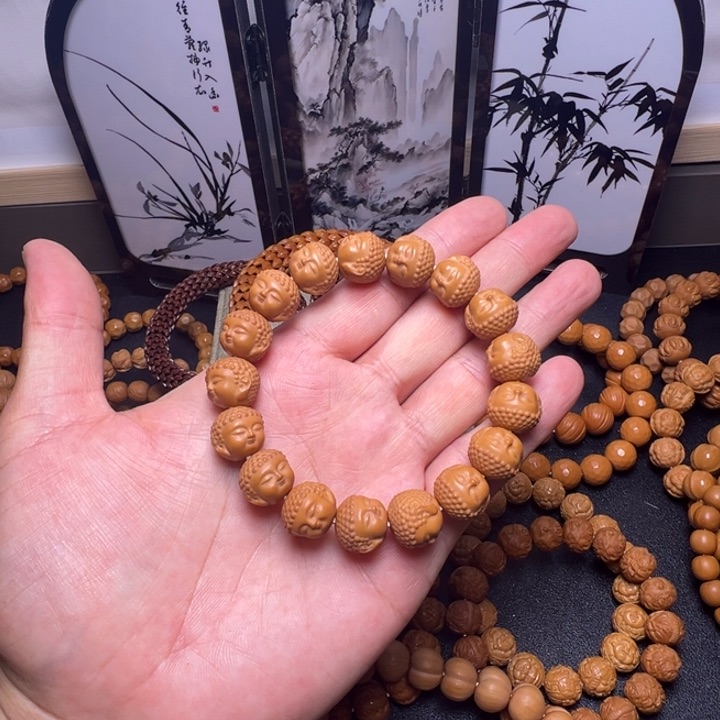猴头核桃手串宝宝佛