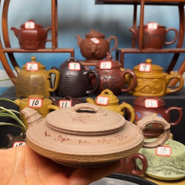 茶壶紫砂微瑕不带证书礼盒120cc