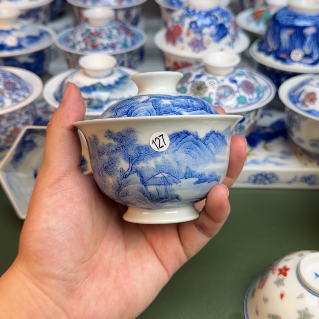 彥祖純手工手繪茶具127