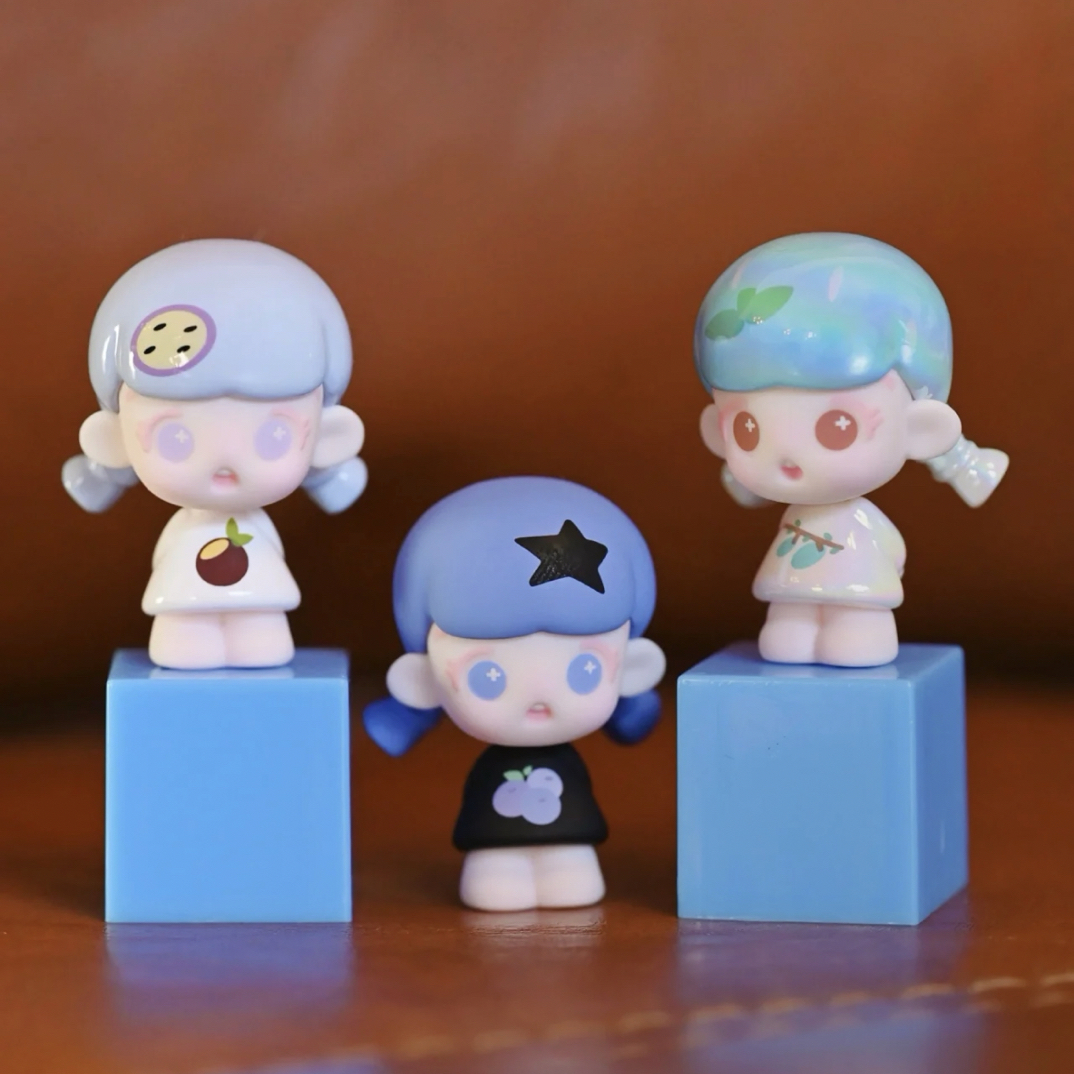 【踩数字】倒倒水果奇思妙想系列潮玩萌粒可爱手办盲盒