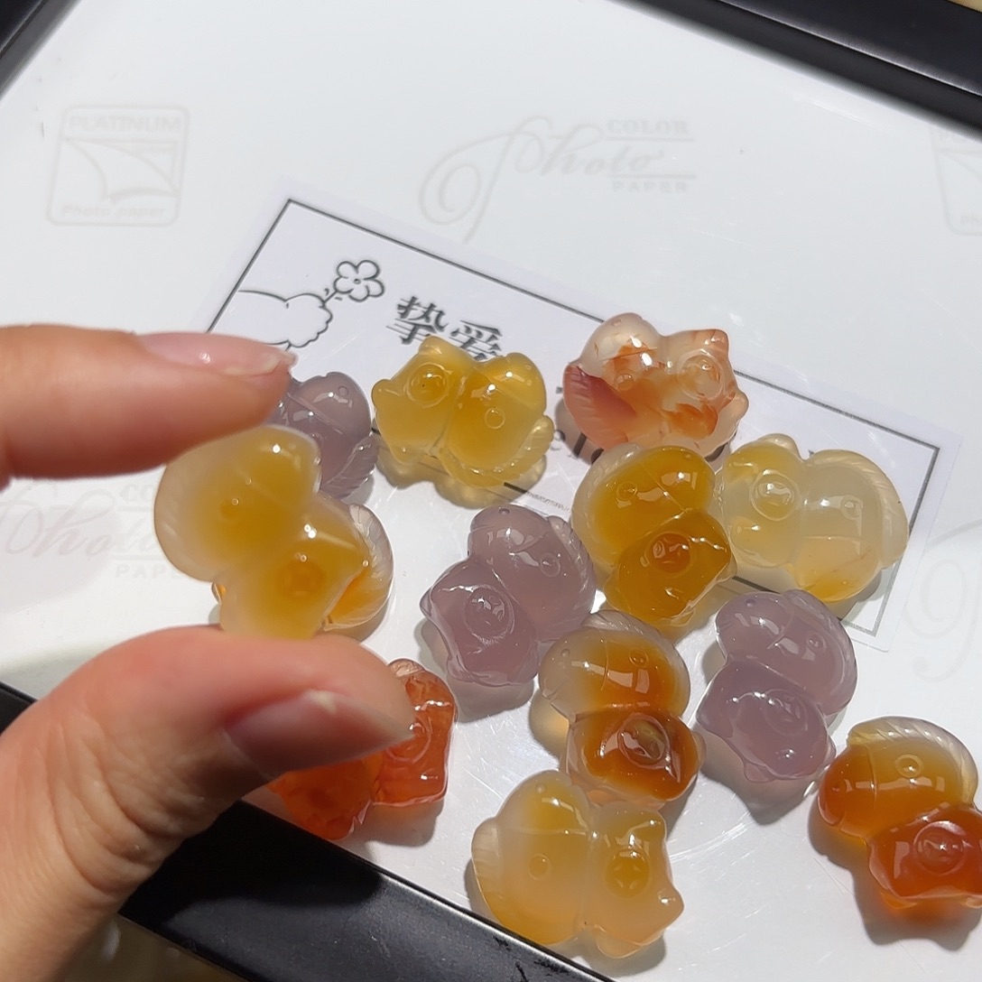 玛瑙/玉髓未镶嵌颈饰