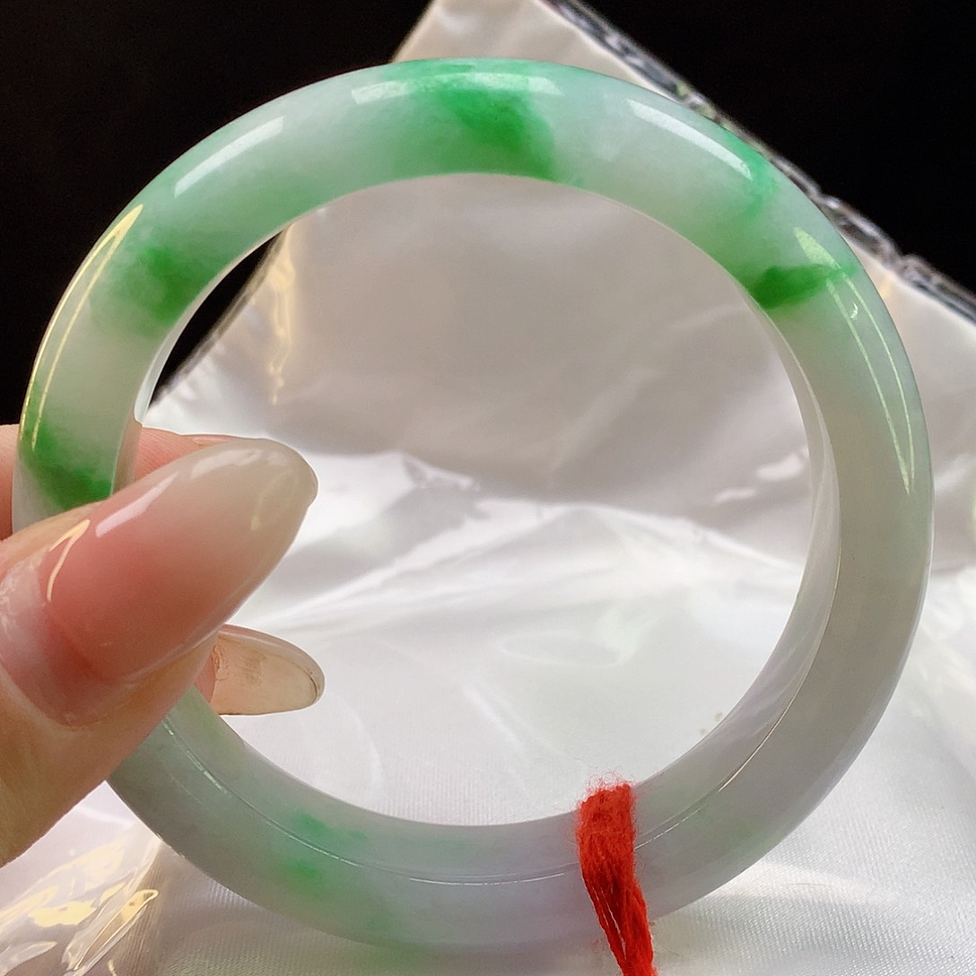 翡翠手镯未镶嵌天然翡翠7043