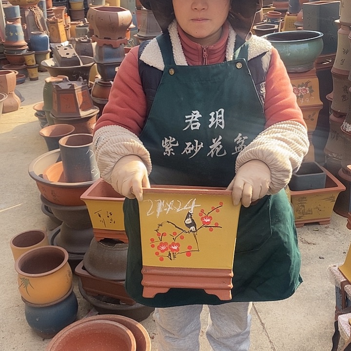 紫砂花盆紫砂花盆盆栽花卉苗木种植