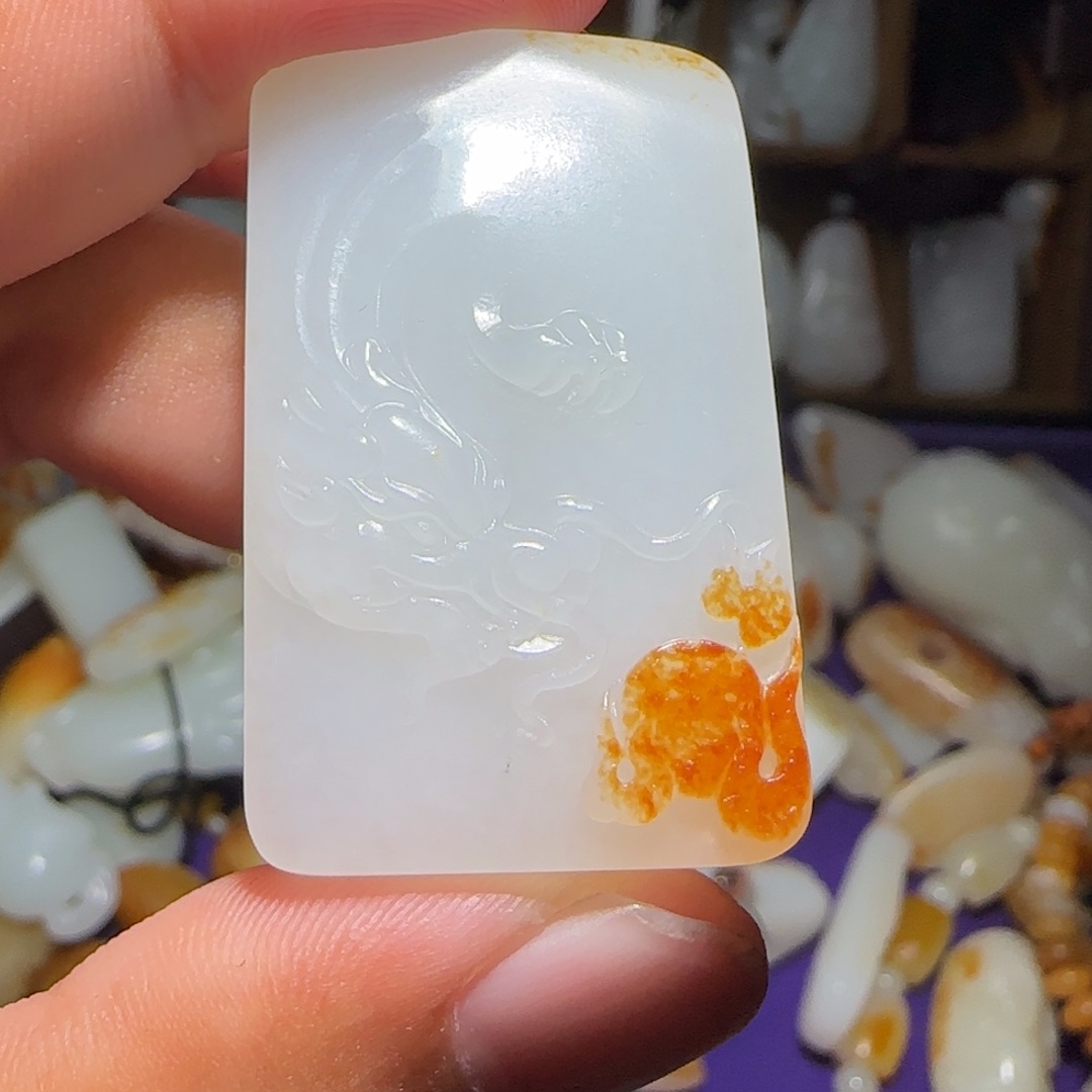 和田玉挂件未镶嵌