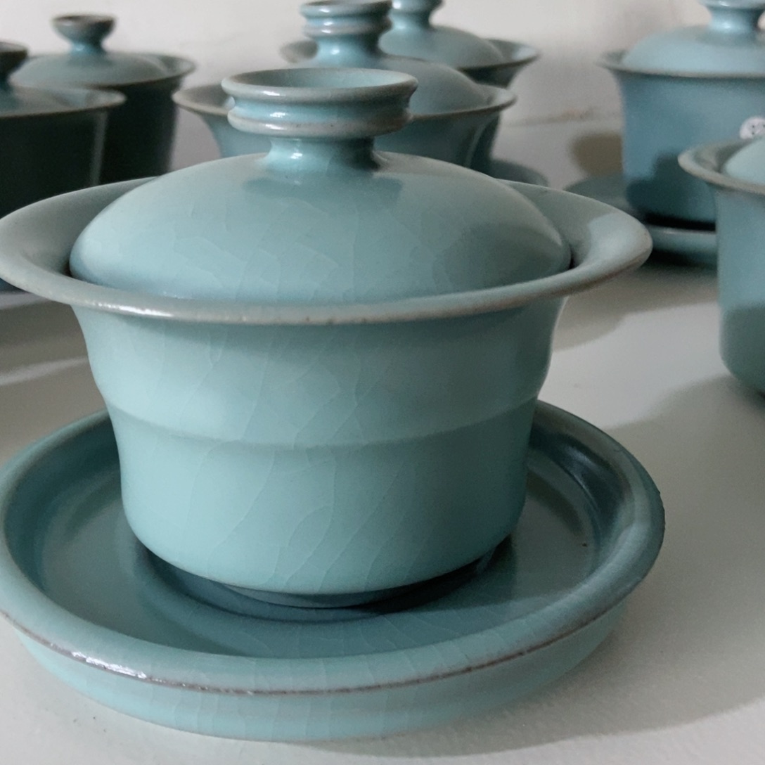 原产地原矿汝瓷～盖碗