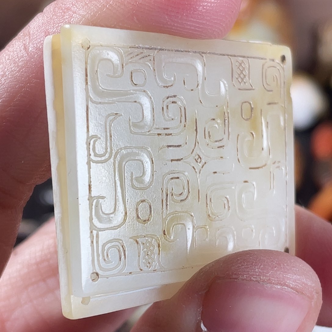 和田玉颈饰未镶嵌玩*