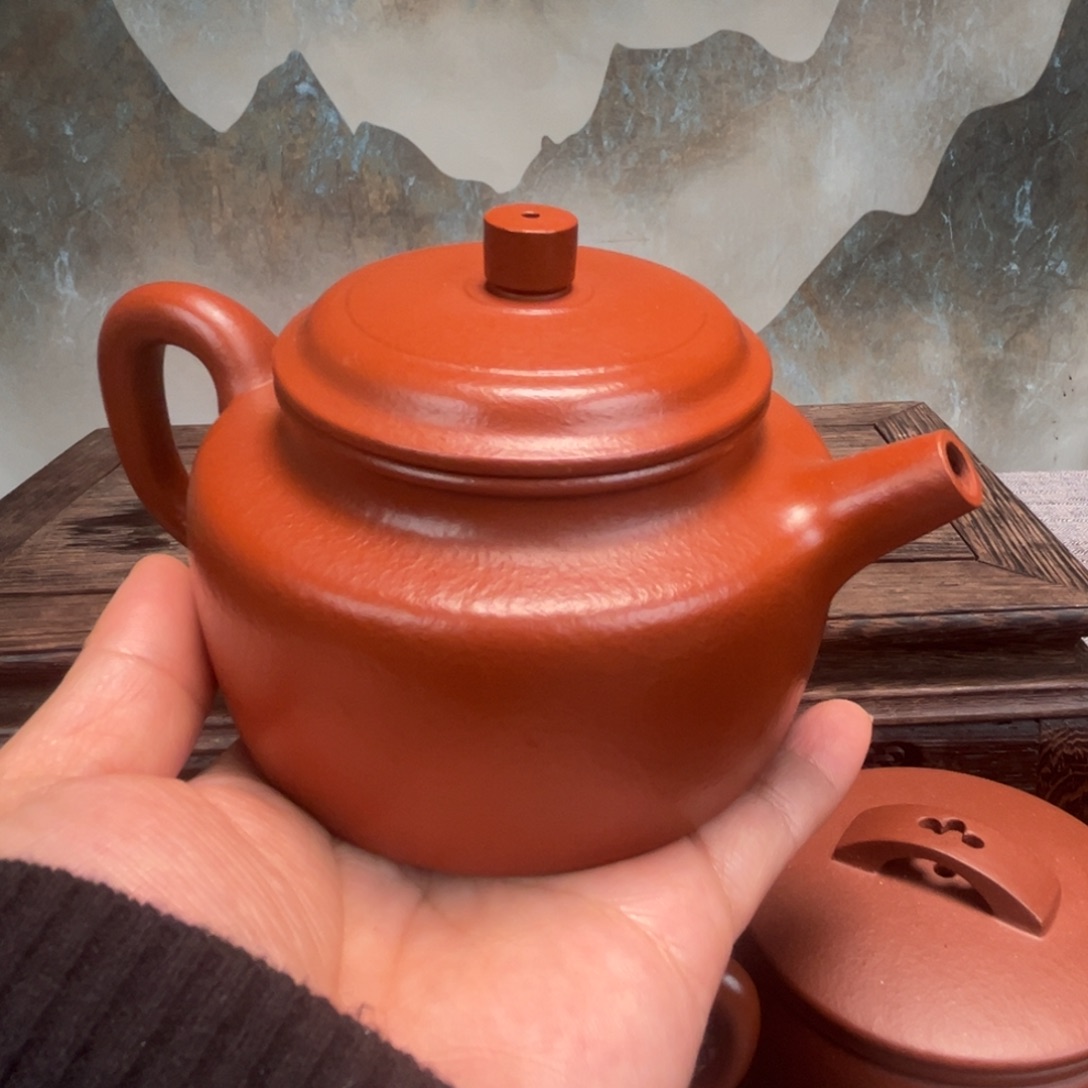 紫砂茶壶梁*宜兴紫砂