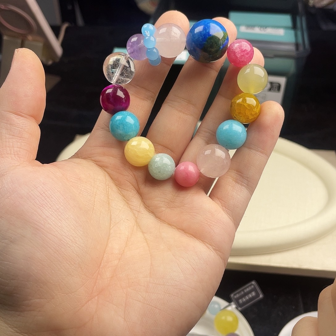 手链水晶银S925镶嵌