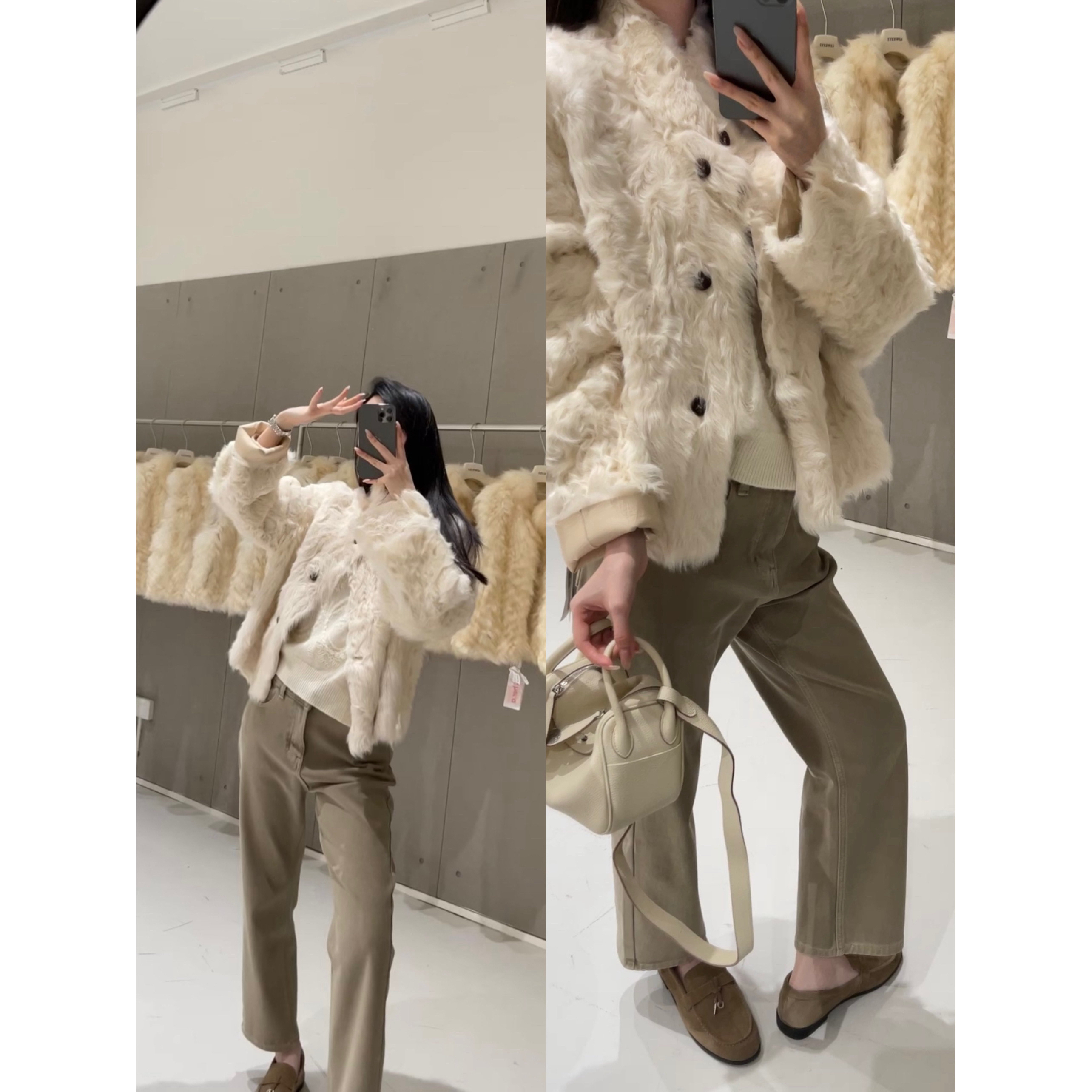 【冬日叙事】-小湖羊！高品质皮毛一体外套（HZ2666#）爱唯依