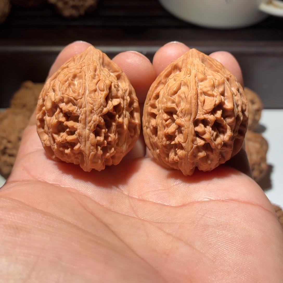 吊坠文玩核桃39肚 36边 鳄鱼背  