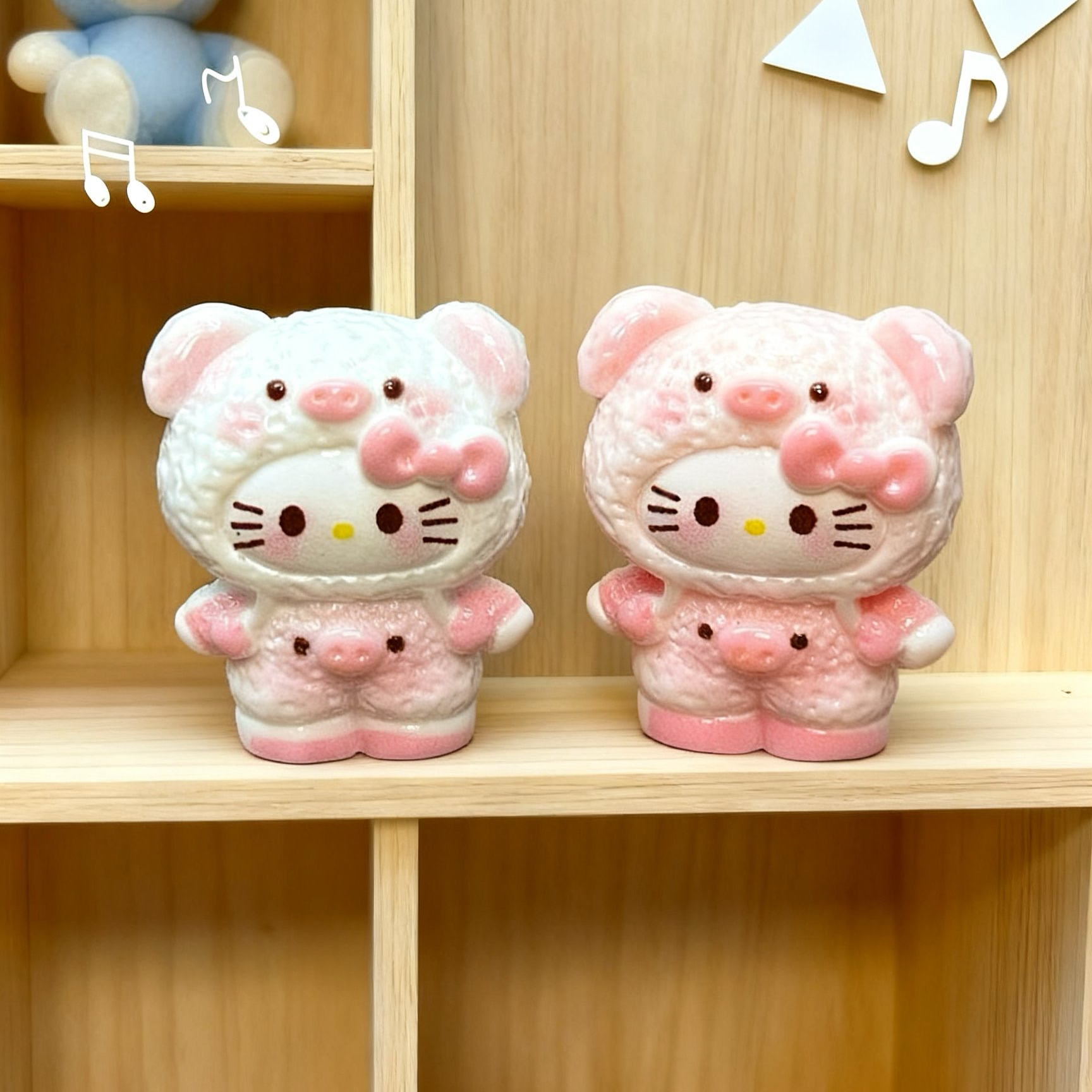 【定制】猪猪亏提 diy手机饰品材料配件钥匙扣发夹材料