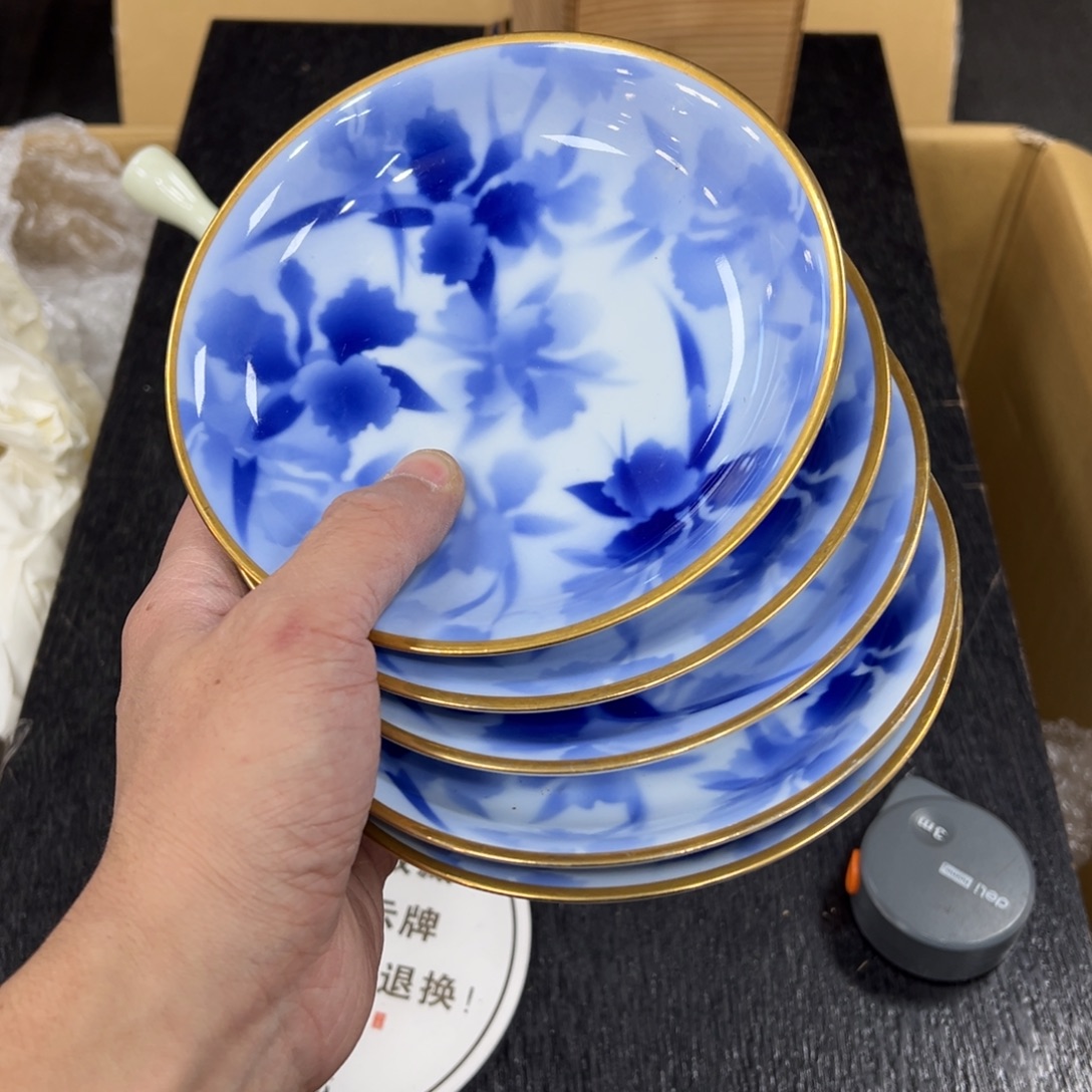 陶瓷日本中古工艺品摆件