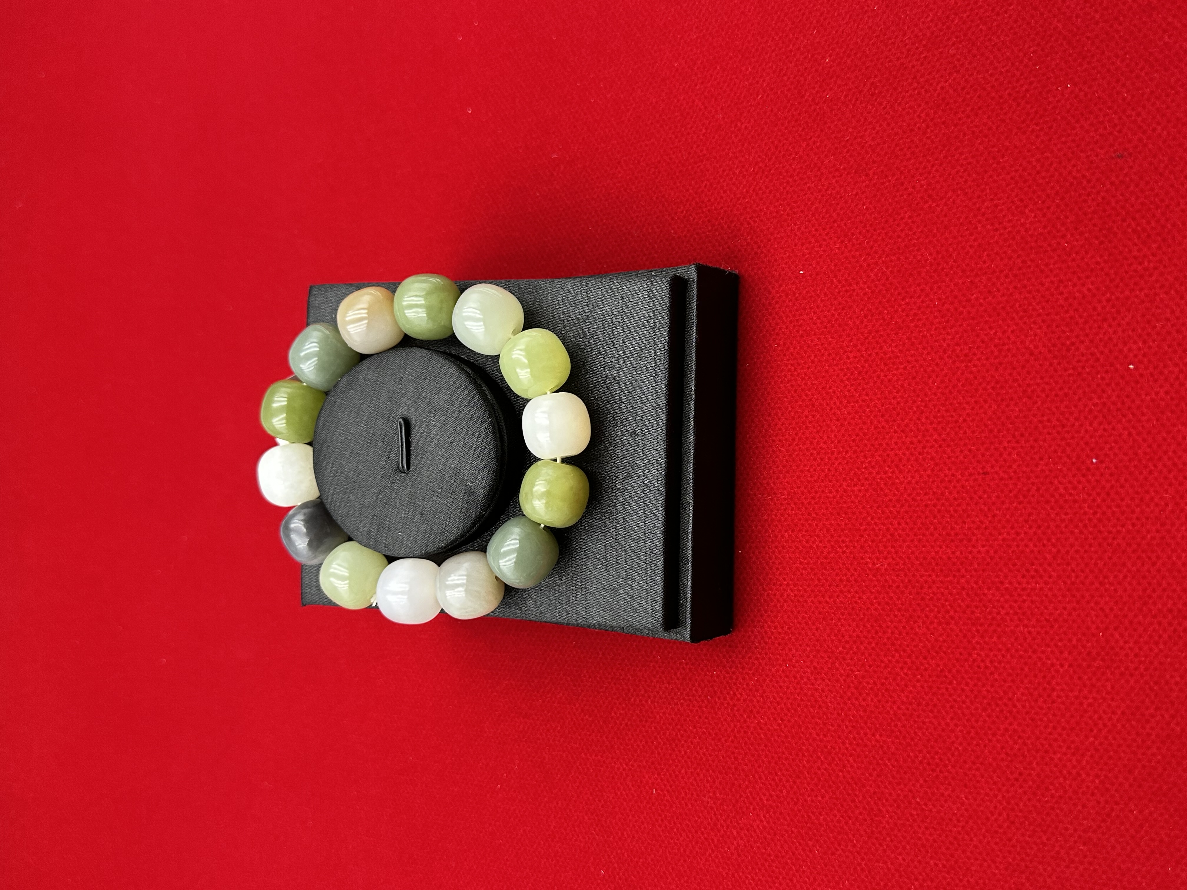 SC10064【玉祥源】和田玉未镶嵌多宝百搭手串16mm