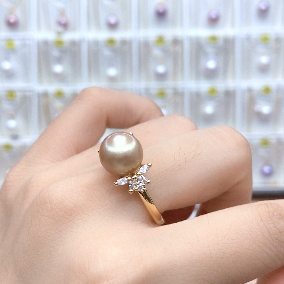 颈饰合金淡水珍珠