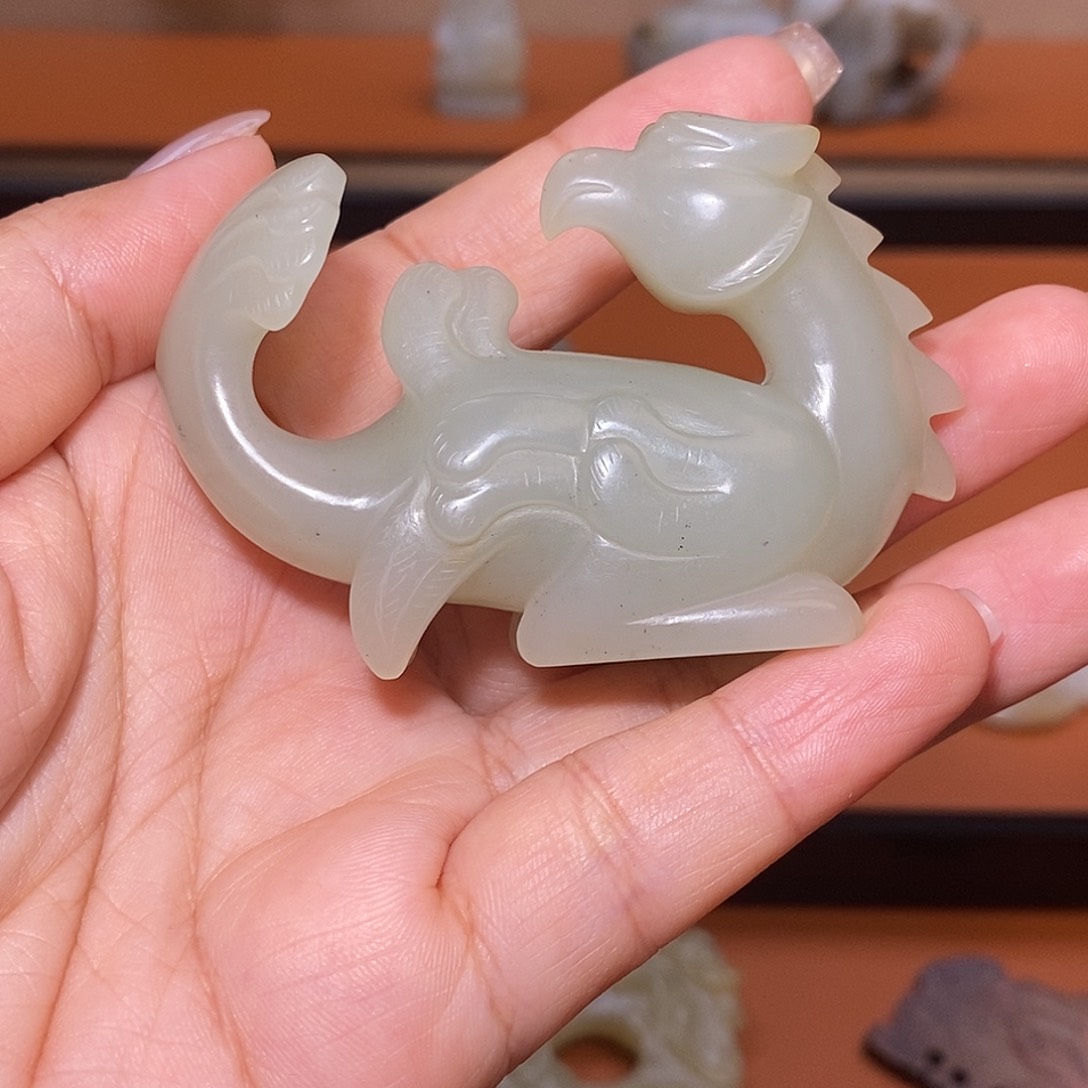 和田玉（糖玉）挂件未镶嵌曹*虎