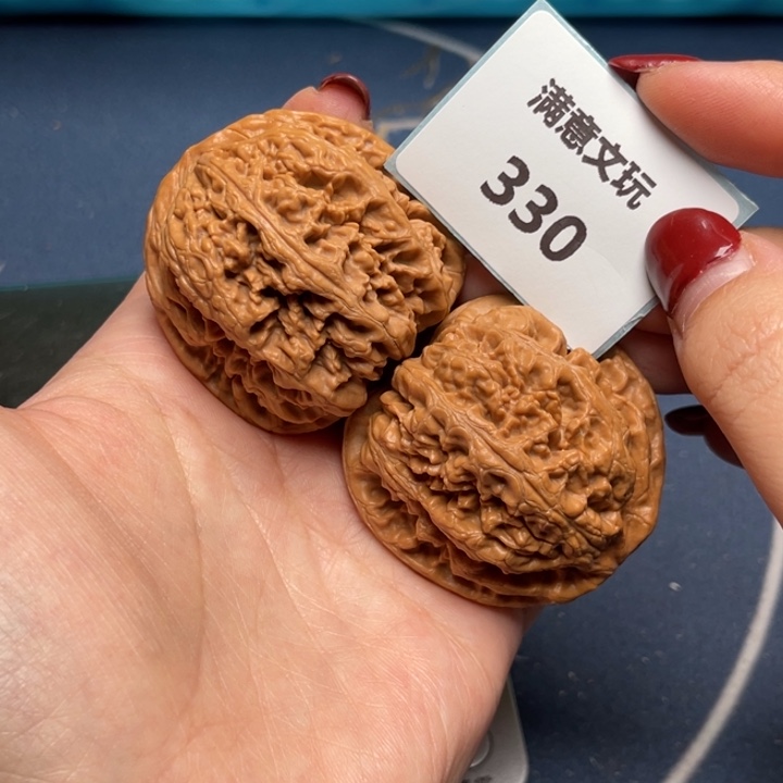 文玩核桃把件粗筋44.330