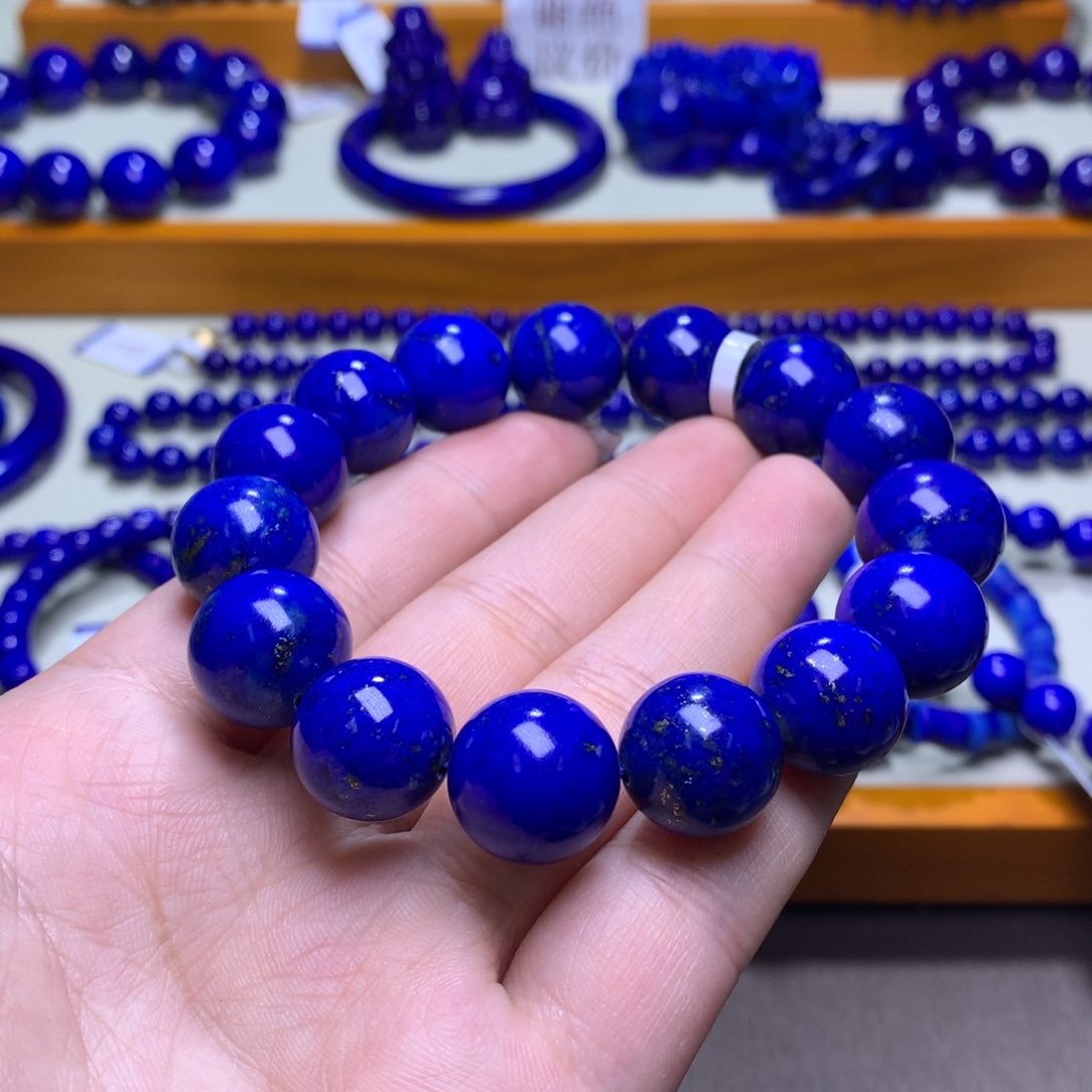 青金石手串未镶嵌15m