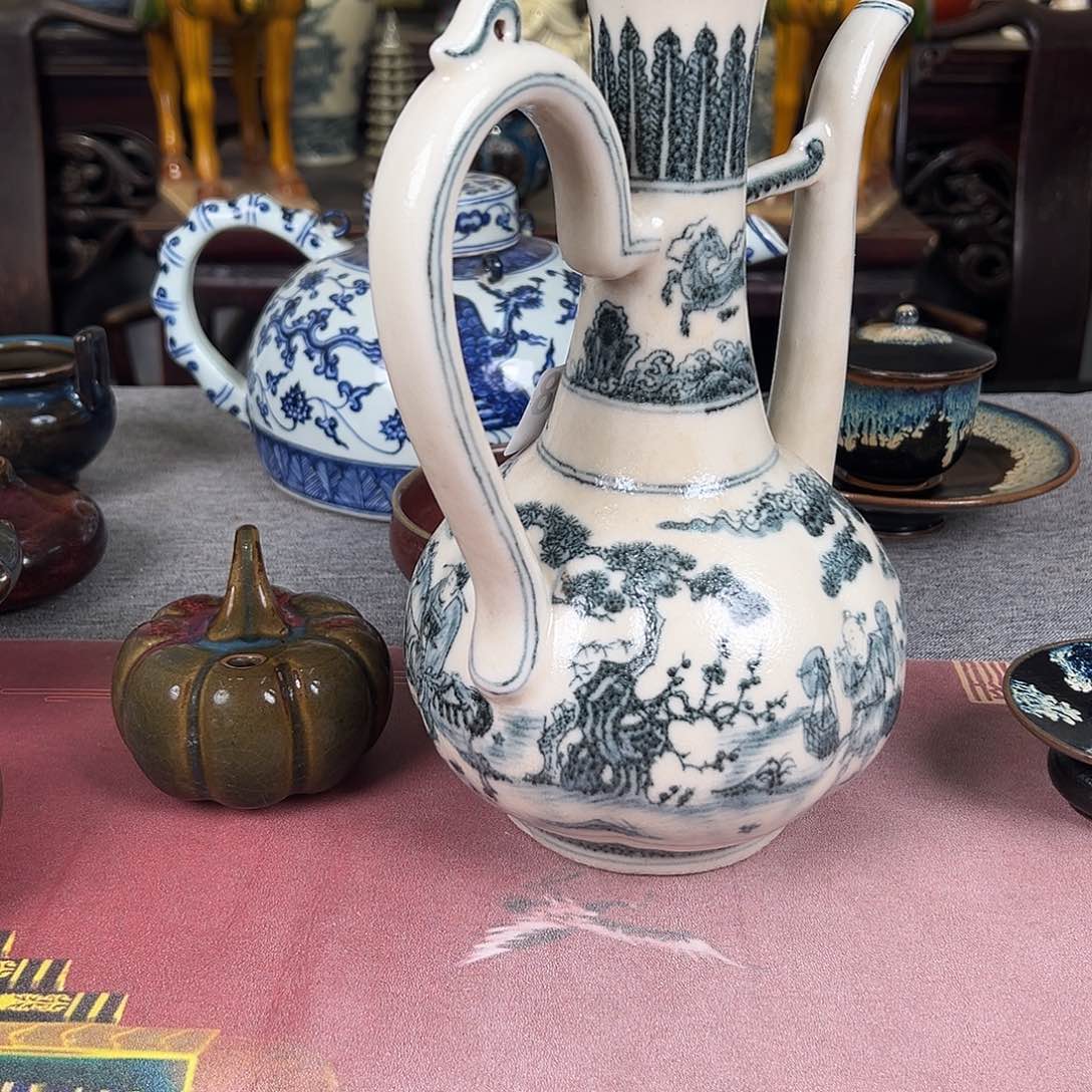 瓷片沐**姥摆件摆件摆件摆件