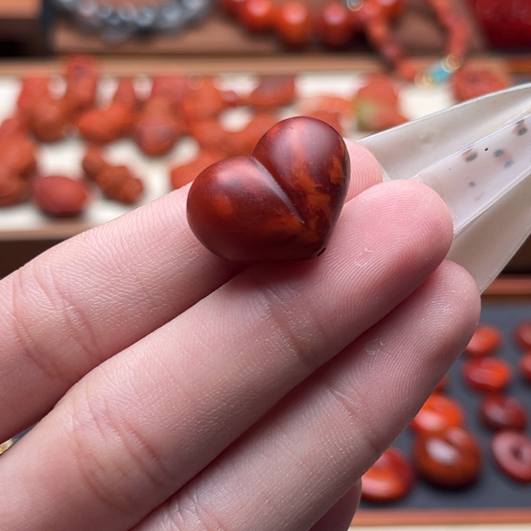 木***ⁱ南红玛瑙未镶嵌南红6大屁桃