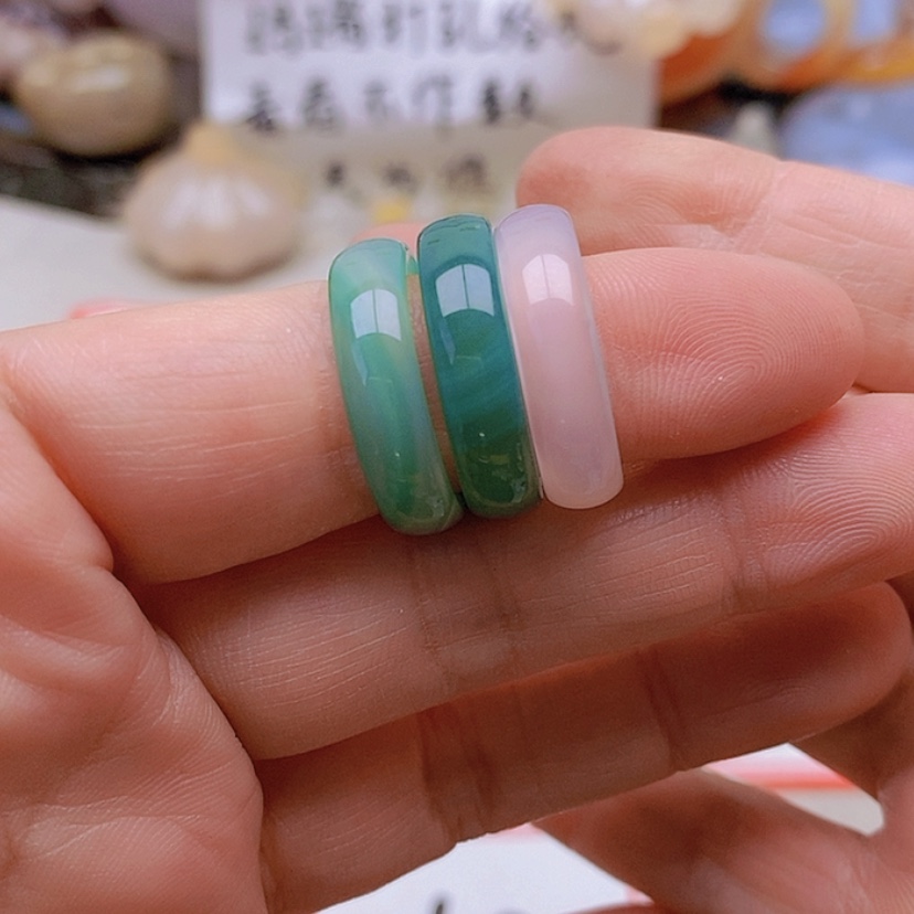 【闪购商品】未镶嵌玛瑙/玉髓珠宝半成品海*儿