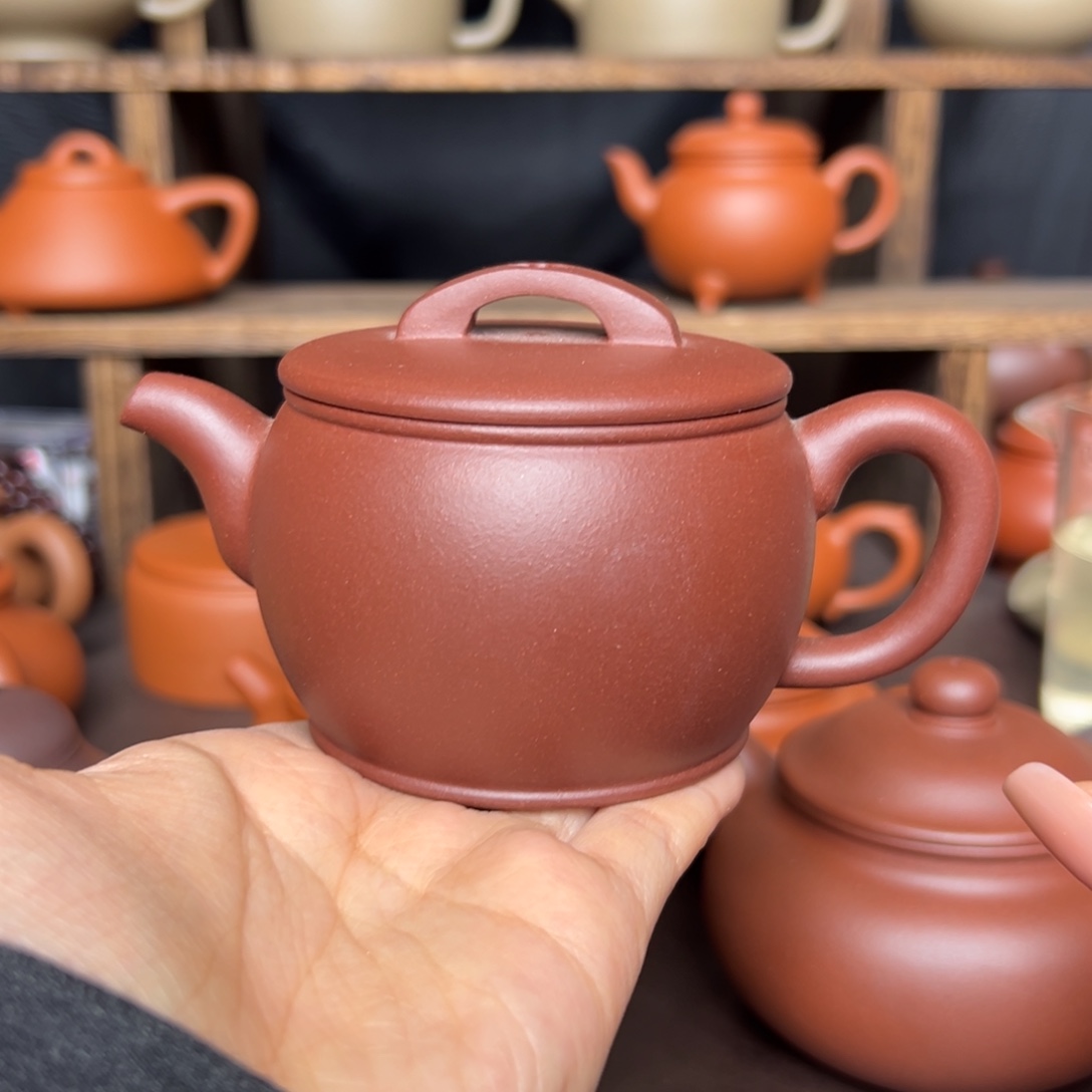 茶壶紫砂清水泥汉瓦150毫升